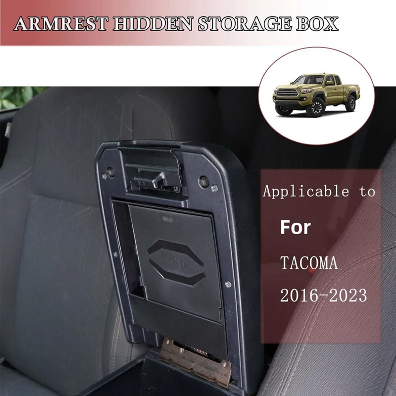 Ящик для хранения в подлокотнике Toyota Tacoma 2016-2023 аксессуары органайзер центральной