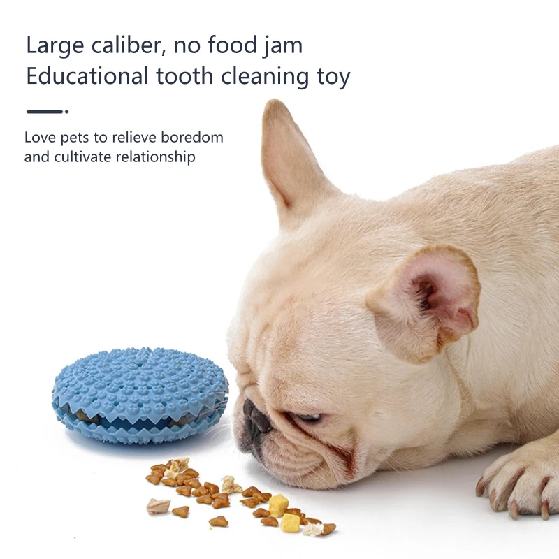

Dog IQ Treat Ball Teeth Cleaning Interactive Enrichment Toys for Puppy Pet Dogs