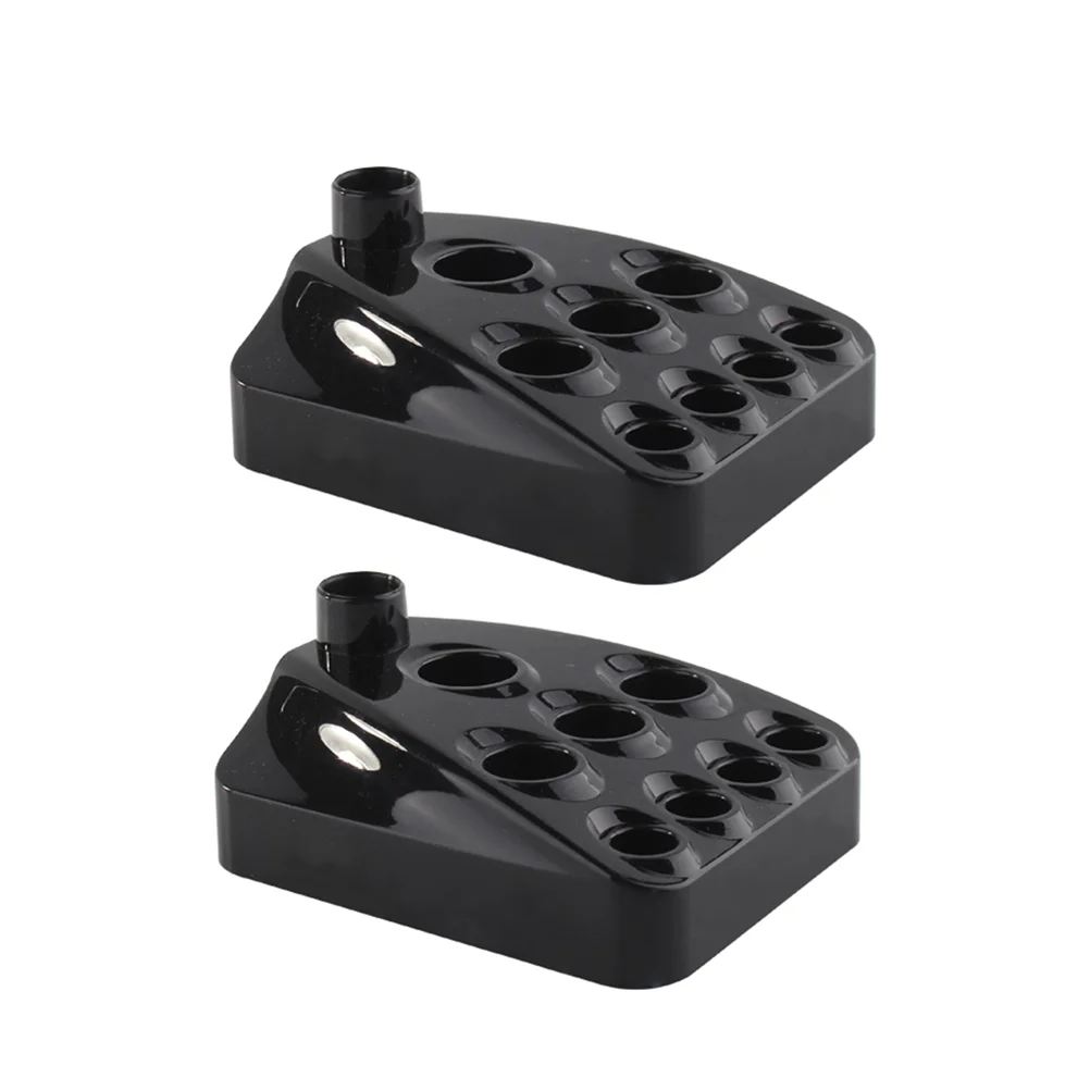 

2 шт., держатель для ручек с отверстиями, пластиковая портативная многофункциональная прочная стойка для пигментных стаканчиков, полка для ...