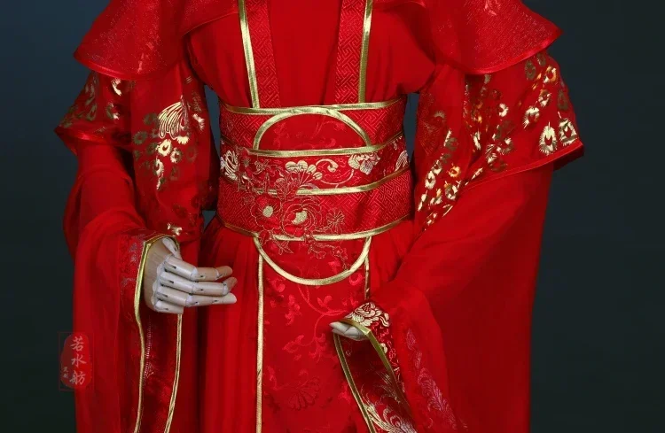 Костюм для косплея аниме Tian Guan Ci Fu Xie Lian Китайская древняя ханьфу красная