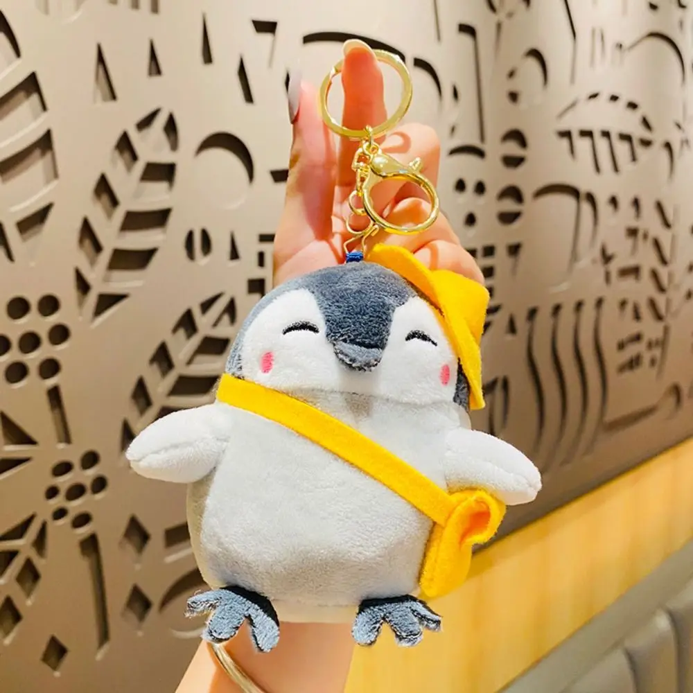 

Фетровая фигурка пингвина, брелок, подвеска в виде животного, рюкзак, подвеска, автомобильный брелок, мультяшное плюшевое искусство