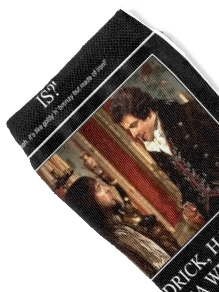 Фото Носки Baldrick Irony Theory, футбольная обувь для Хэллоуина, новый год, мужские носки, женские №2