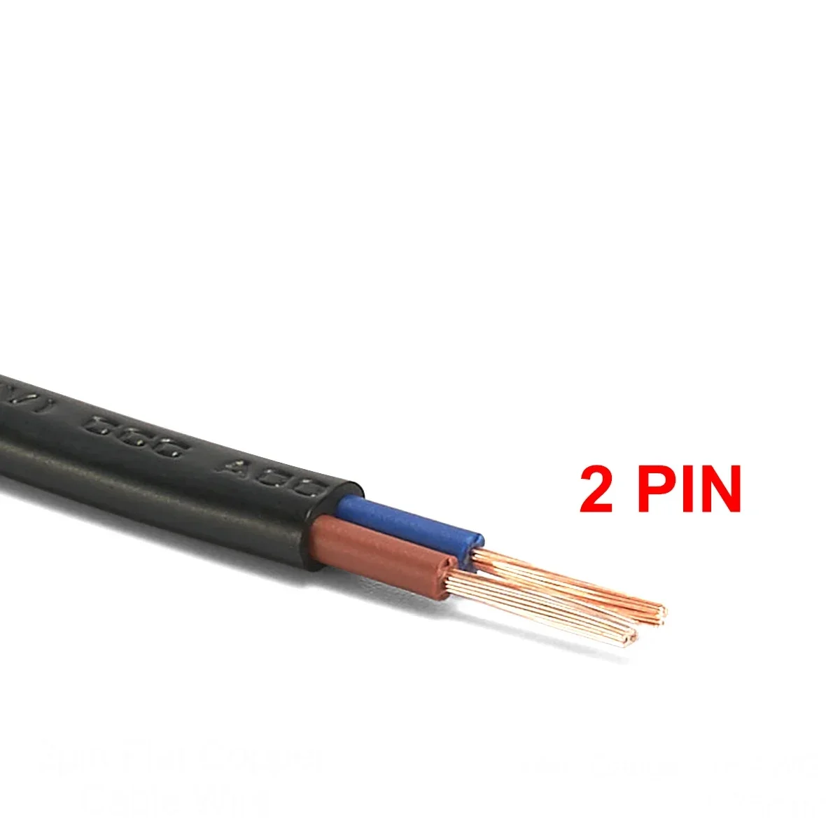 

18AWG RVV Медный сигнальный кабель Провод в оболочке из ПВХ 2-жильный электрический провод для светодиодного освещения Автомобильный шнур питания DIY Project