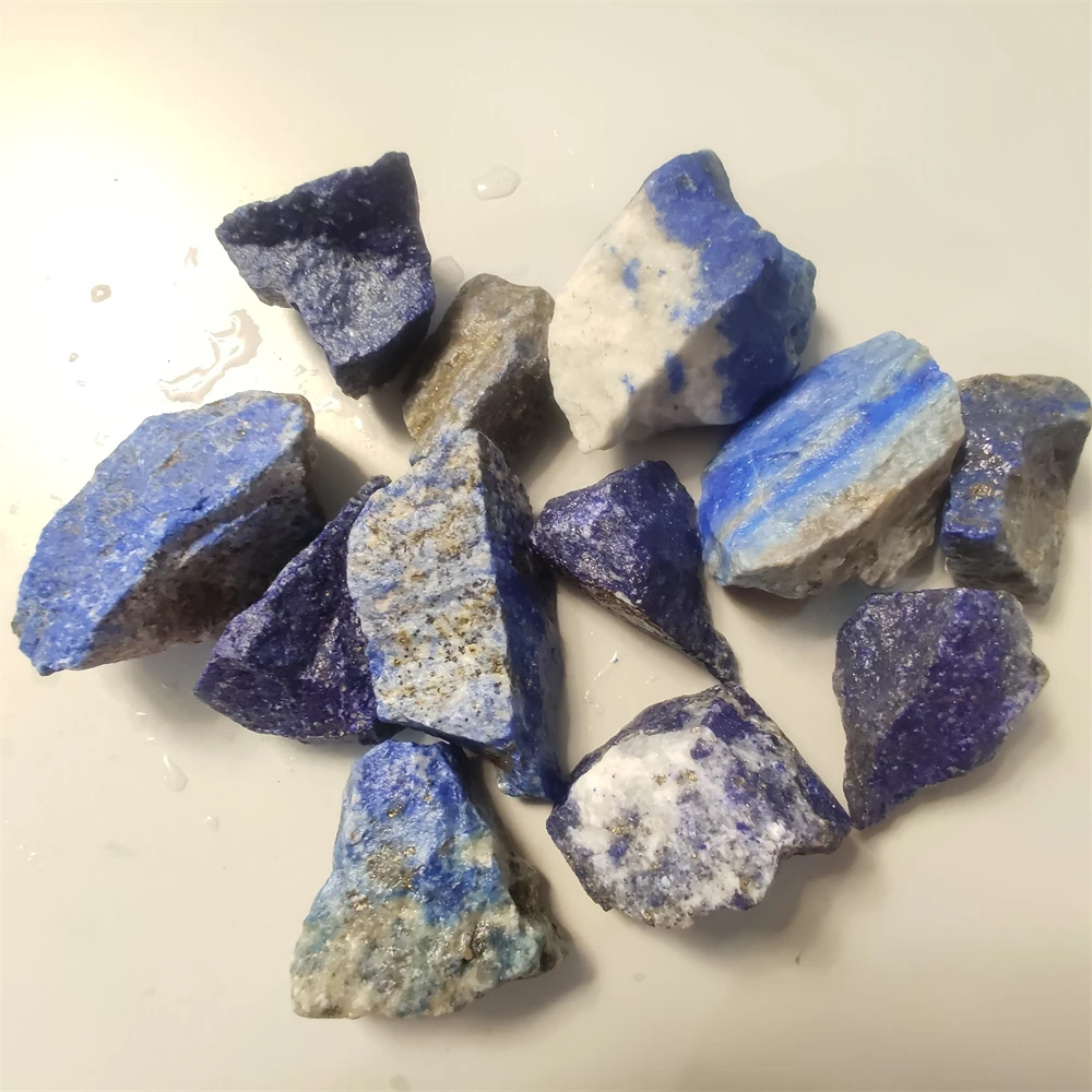

Wholesale Diffuser Oils Natural Lapis Lazuli Rough Stones Healing Quartz Crystal Raw Mineral Specimens Home Decor DIY Jewelry
