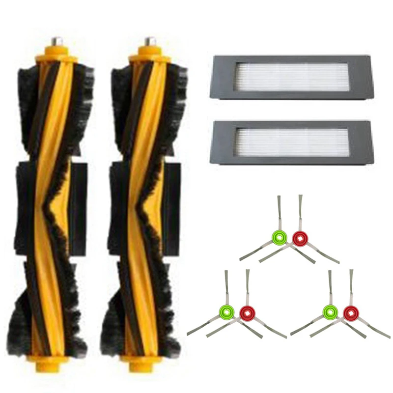 

Main Side Brush Filter Kit for Ecovacs Deebot Ozmo 900 DN5G Vacuum Cleaner Parts
