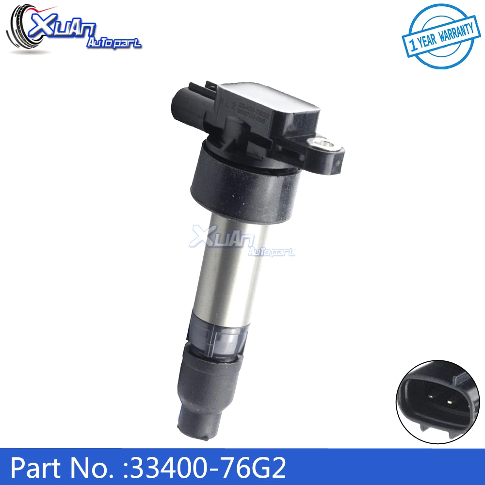 

XUAN 1PCS New Ignition Coil 33400-76G2 for Suzuki Carry Alto Wagon 099700-095