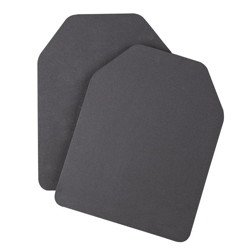 zlangsports 2pcs Tactical Vest Pad Airsoft Paintball CS Game Protective Plate Carrier Cushion Black
