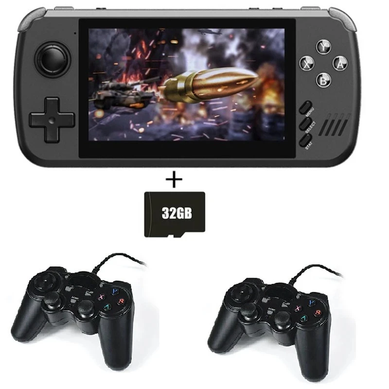 Игровые приставки Powkiddy X39 4 3 дюйма IPS экран открытое исходное видео
