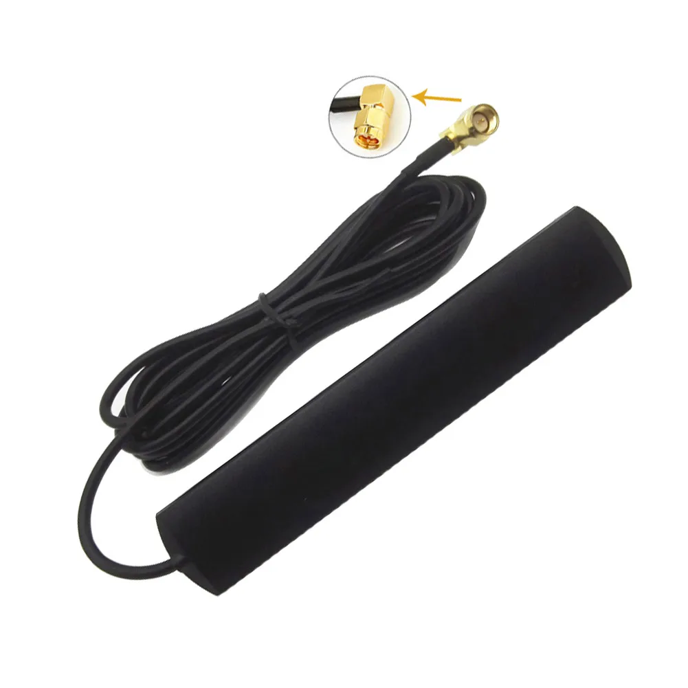 

1x Universal Car Antenna 2.4Ghz/4dBi SMA Male Connector 4G Wifi Antenna For Car Radio 300cm 10ft Antenna Accessories Tool
