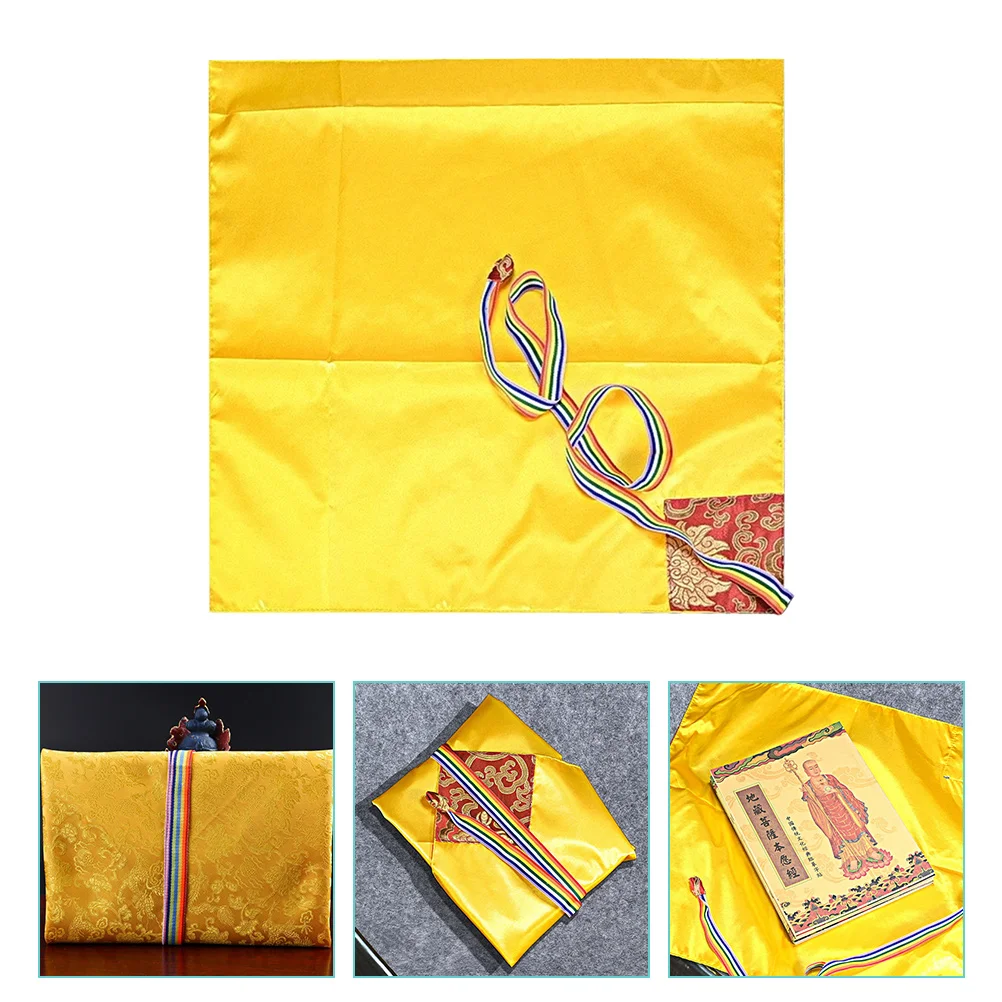 

Cloth Book Table Cover Brocade Altar Embroidery Wrapping Custom Receipt Shrine Tibetan Chinese Temple Wrap Scriptures Sleeve