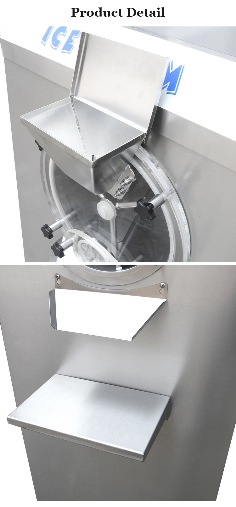 Машина для изготовления мороженого парк развлечений машина Gelato твердого со