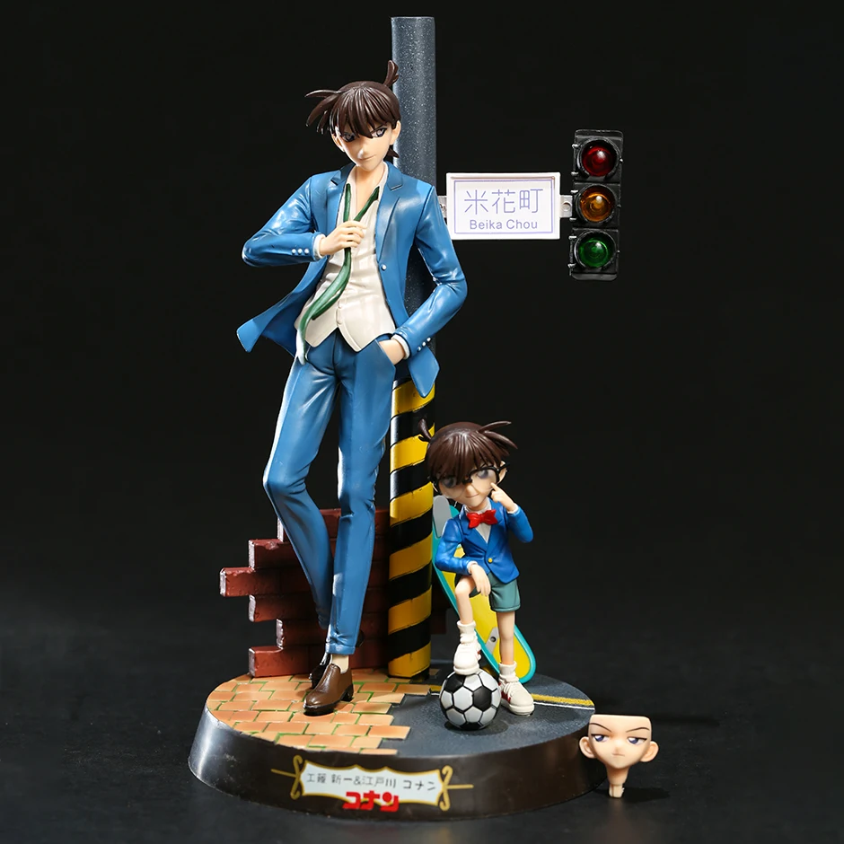 

Detective Conan Kudou Shinichi Mouri Ran Haibara Ai Excellent Figure Anime Model Statue Toy Collectibles Gift