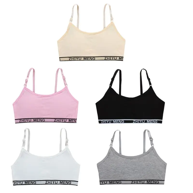 

Girls Underwear Teenage Training Bra For Girl Sports Bra Top For Teens 6-14 Years Adolescente Lingerie