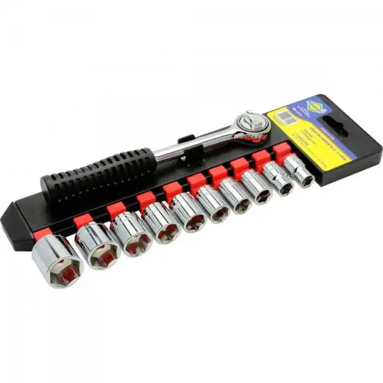 

Socket Game 11 Pieces with Turnstile BRASFORT