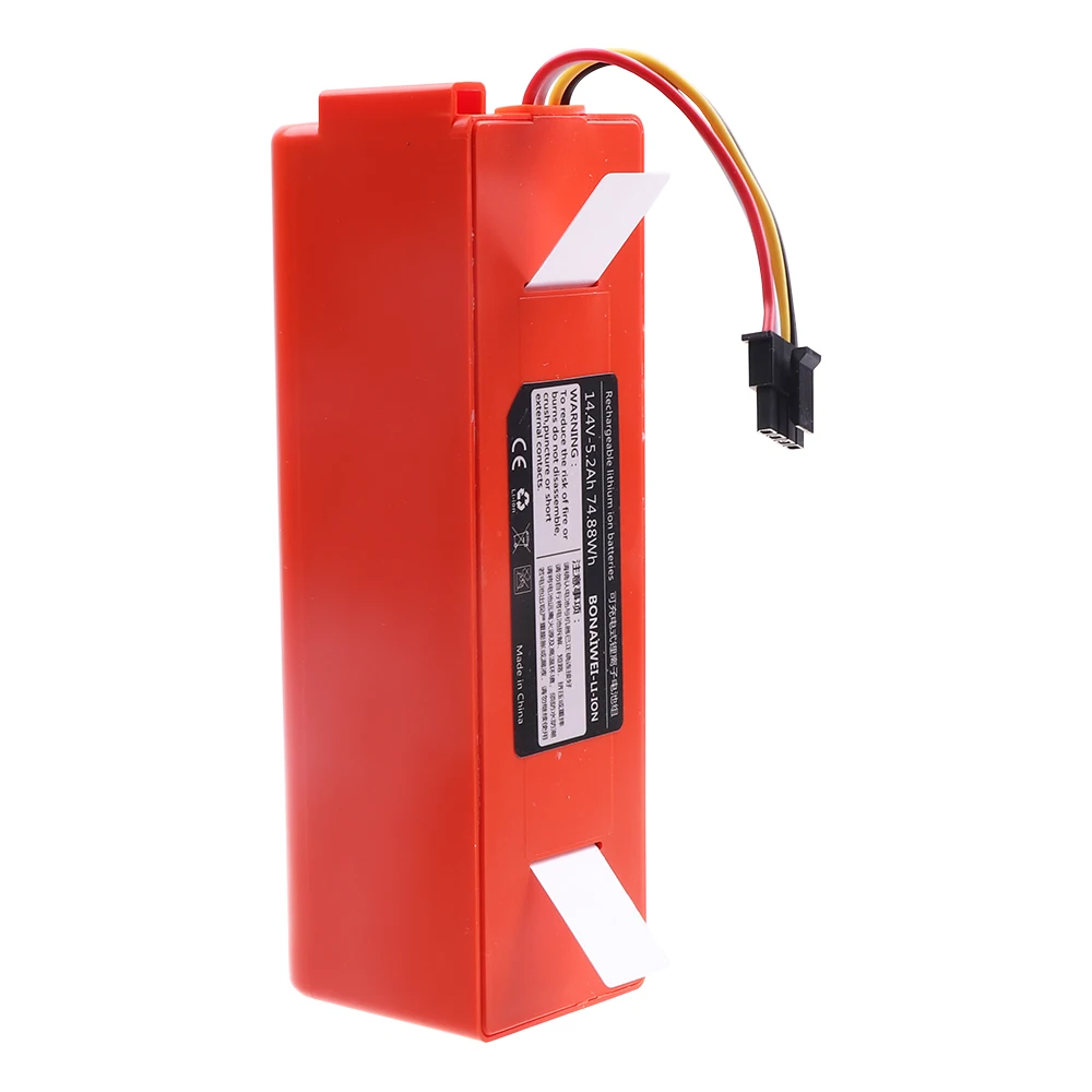 Новый Сменный литий-ионный аккумулятор 14 4 В 5200 мАч для пылесоса XIAOMI ROBOROCK S50 S55 S60 S65