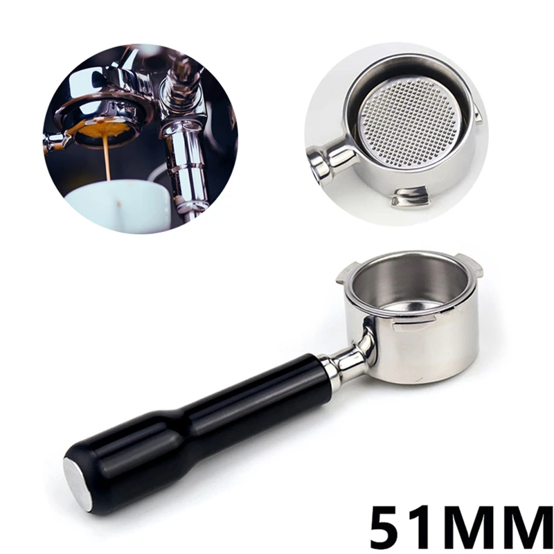 

A50I 51MM Coffee Bottomless Portafilter For Delonghi EC680/EC685 Filter Replacement Filter Basket Coffee Accessories