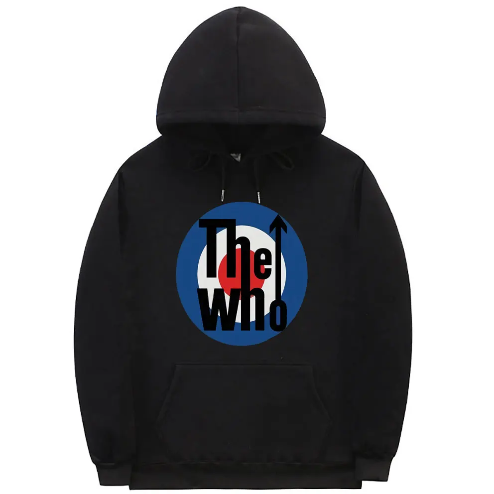 

The Who Target Rock Music Officially Licensed Hoodies Men Women Fashion Casual Oversized Sweatshirt Pullover Shack Mens Hoodie