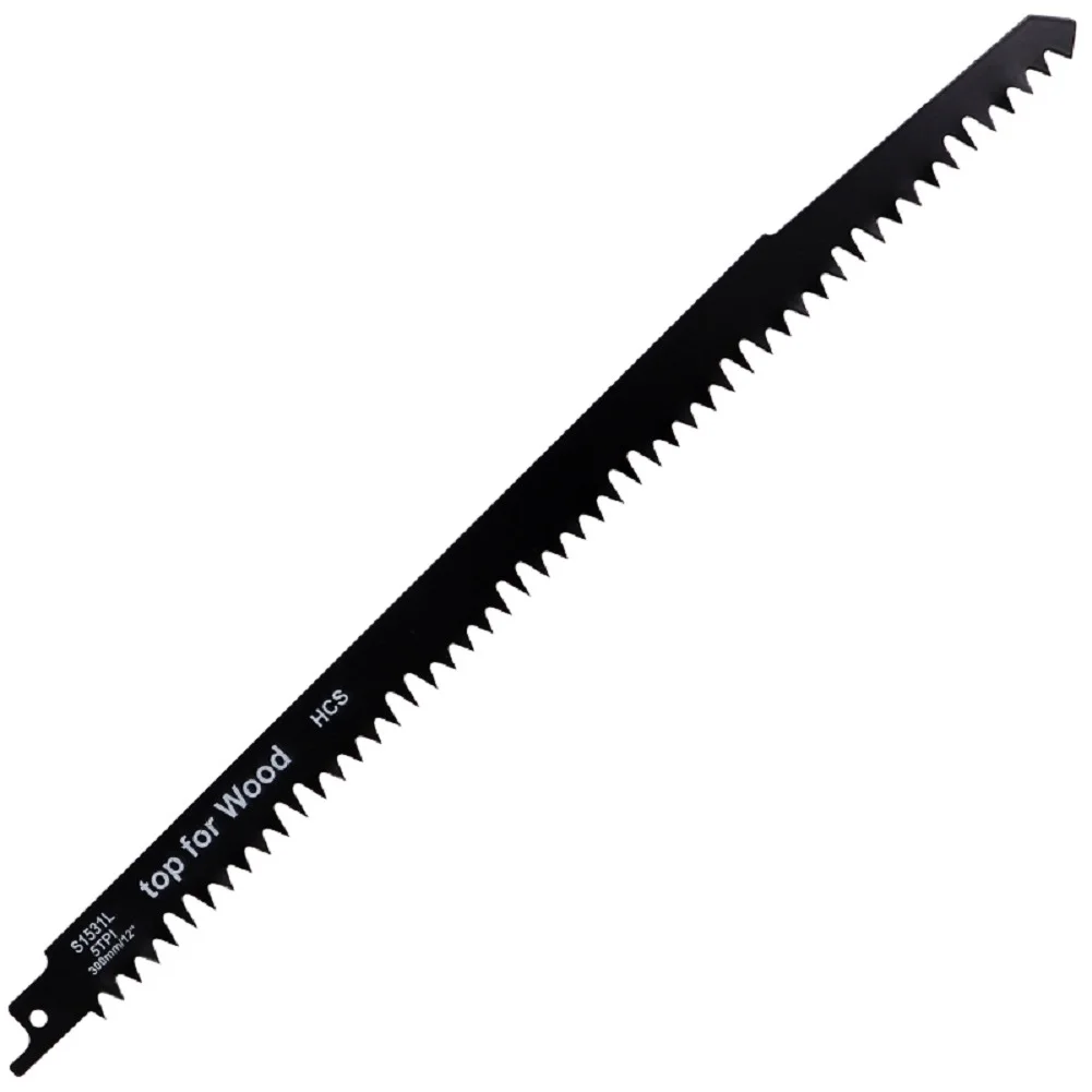 

Reciprocating Saw Blades Sharp Teeth 12in S1531 BI-Metal Electric Wood Pruning Cutting 275mm Length 1.2mm For Fast Cutting