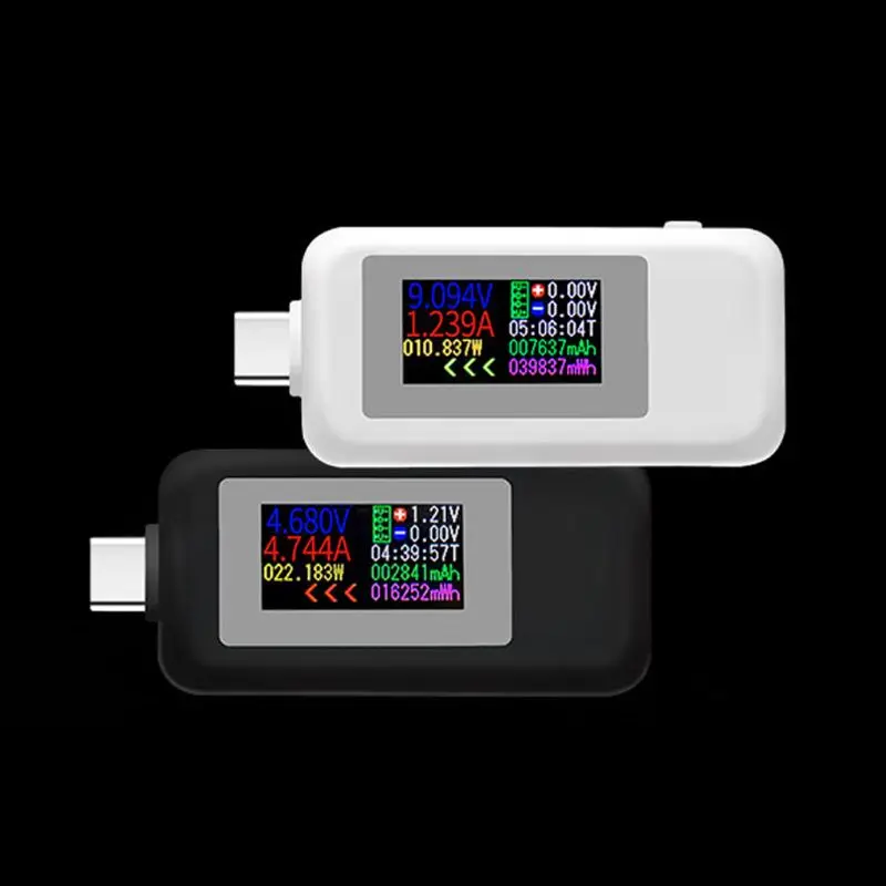 

Current Voltage Monitor Power Meter KWS-1902C Type-C USB Tester 0-5A 4-30V Color Display for Cellphone Computer Charger KXRE