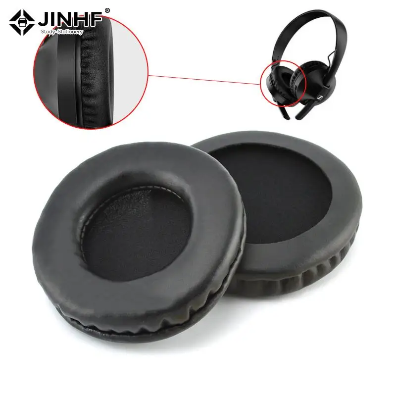 

Мягкие сменные амбушюры 1 пара, наволочки для наушников Sennheiser HD205II HD215 HD225 HD440 PRO700DJ, запчасти для ремонта наушников, амбушюры