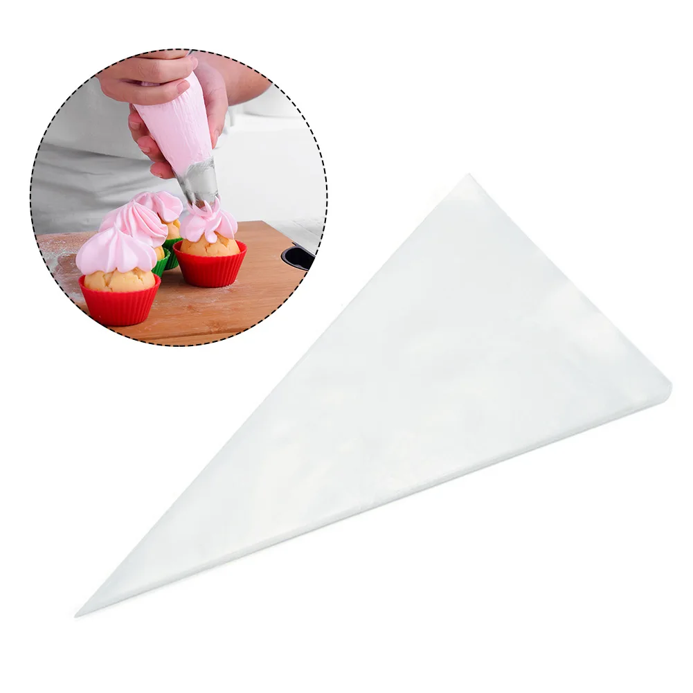 

50pcs Disposable Piping Bag Cake Cream Bags Kitchen Baking Tools Icing Frosting Filling Decorating Cake Piping Tools
