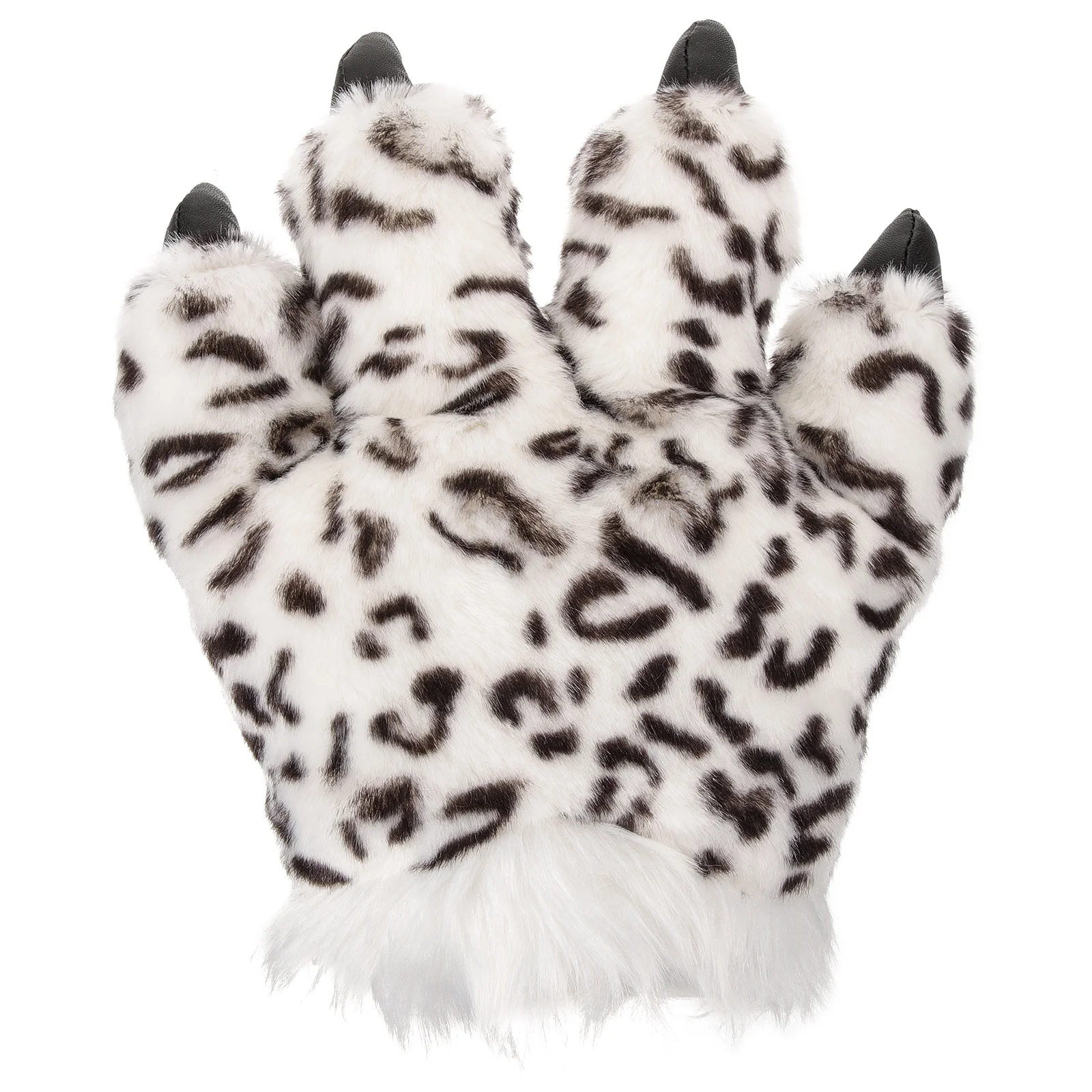 

Halloween Paw Gloves Compact Winter Animal Plush Costume Accessories Party Claw Props