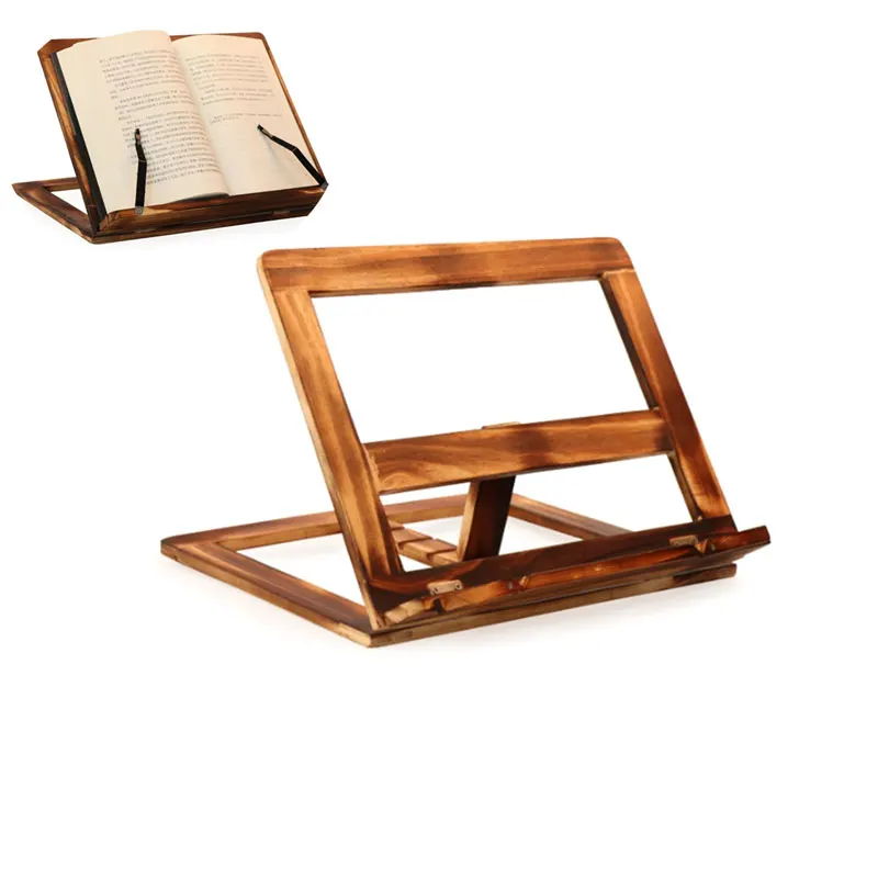 

Home Holder Rest Bookshelf Support Frame Stand Recipe Tablet Room Pc Book Foldable Book Wooden Reading Reading Stand Study