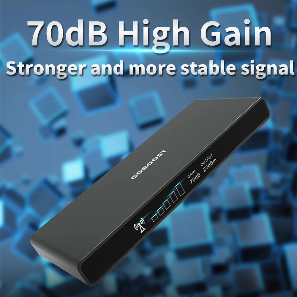 Cena Wzmacniacz Sygnału GOBOOST 70dB Wzmacniacz Sygnału 2G 3G 4G LTE 700 800 850 900 1800 2100 MHz Wzmacniacz Sieciowy Z 360 ° Zestaw Z Anteną