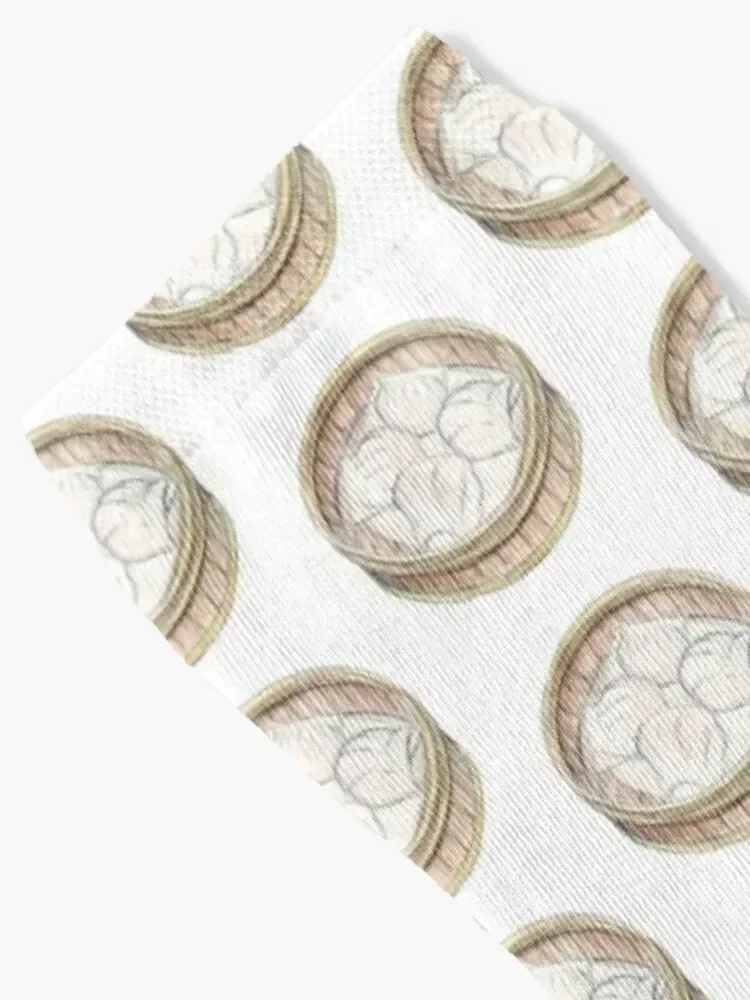 Носки дизайнерские гольфы из полиэстера и хлопка