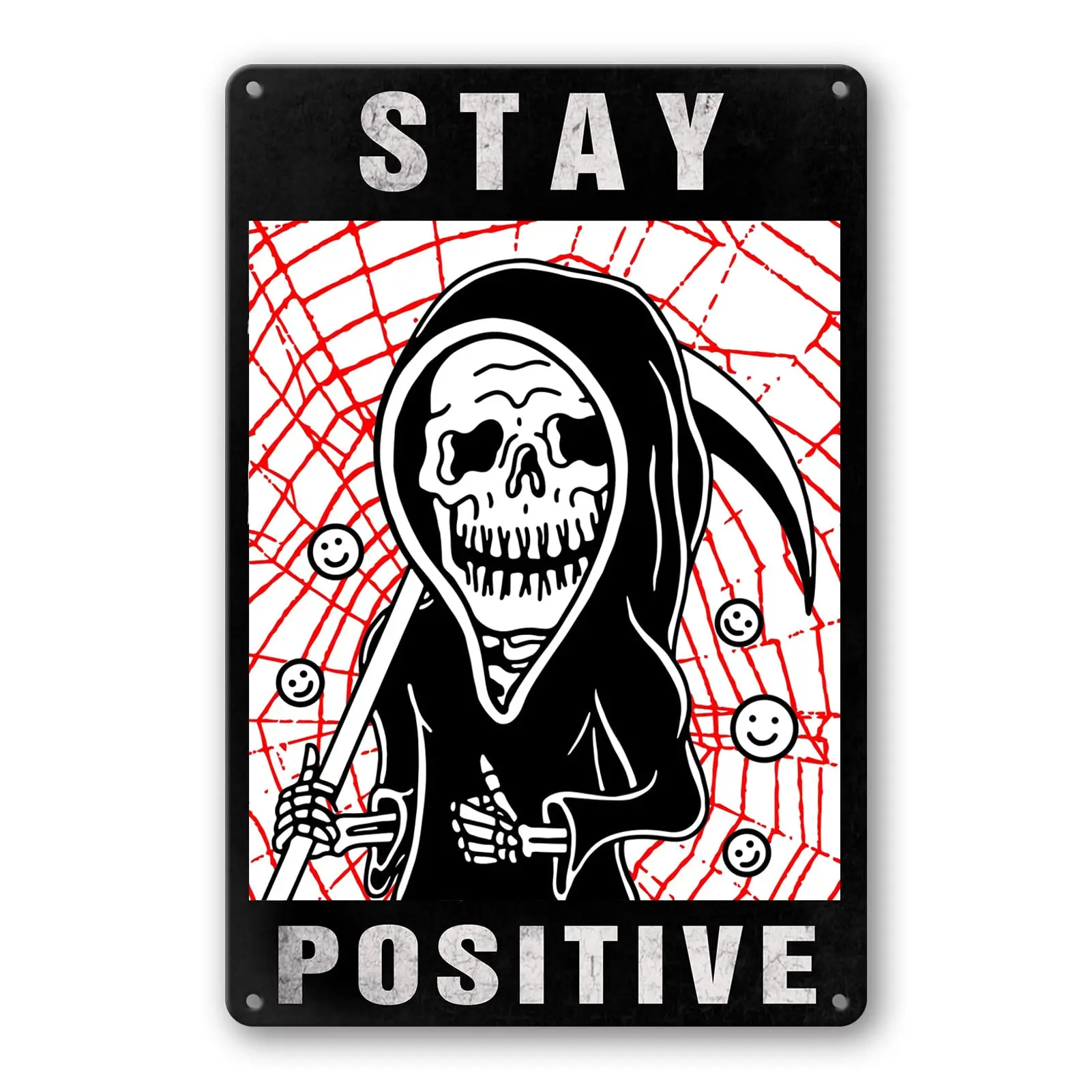 

Skull Room Sign Funny Gothic Wall Decor Spooky Home Decor Aesthetic Goth Bedroom Decor Vintage Metal Tin Signs