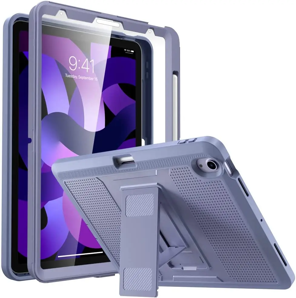 

Case for iPad Air 5th Generation 2022/ iPad Air 4th Generation 2020 10.9 Inch Heavy Duty Shockproof Rugged Case for iPad Air 5/4