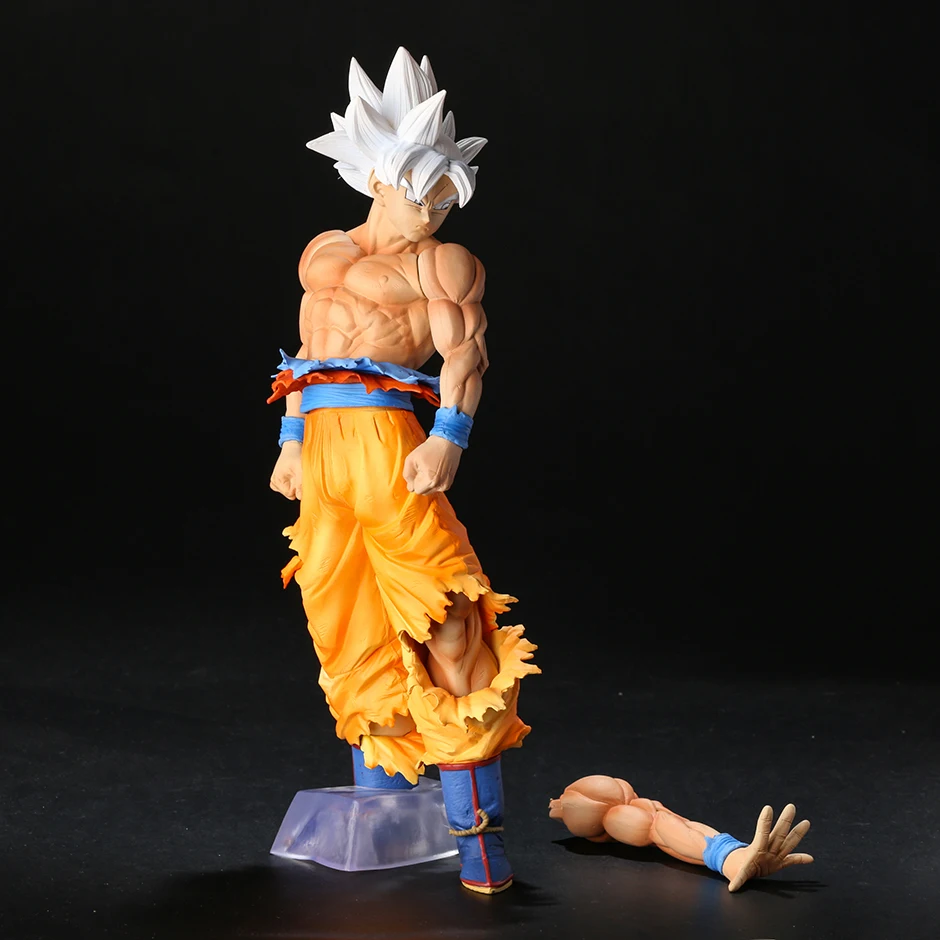 

Dragon Ball Z Sliver Son Goku Ultra Instinct Anime Figure Toy Collection Figurine Doll