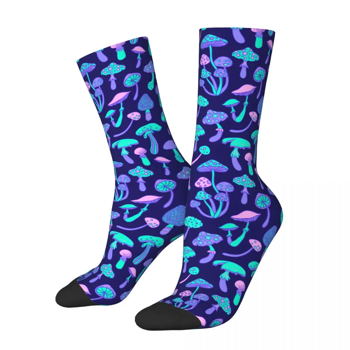 

Fashion Men's Socks Casual Magic Mushrooms Sock Polyester Psychedelic Hippie Sport Women Socks Spring Summer Autumn Winter