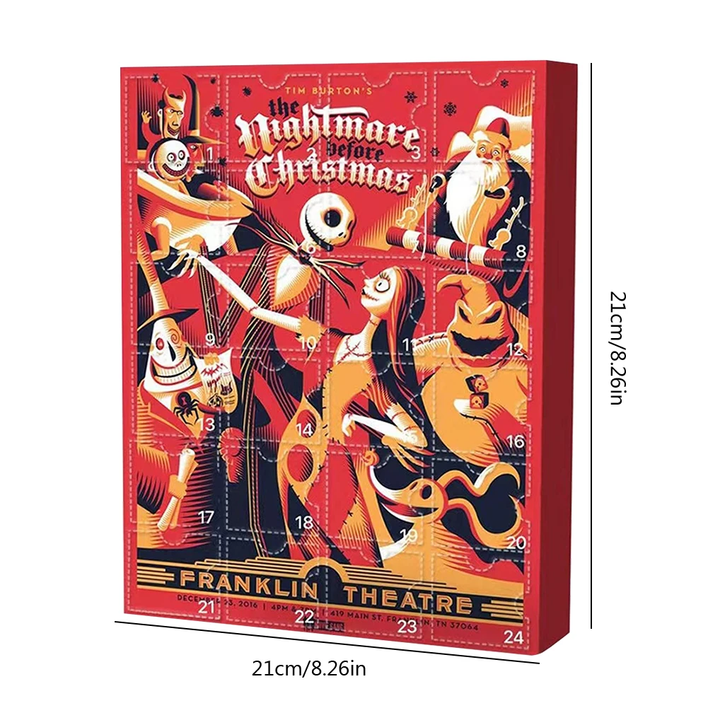 Адвент-календарь на Хэллоуин брендовые пластиковые декоративные фигурки Shunmaii