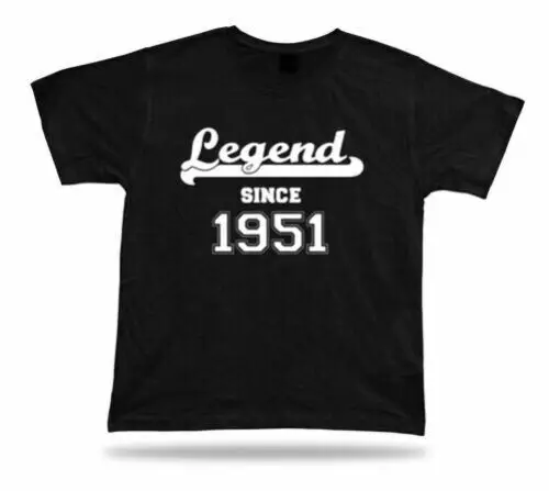 Футболка с надписью Bedruckt Legend 1951 года