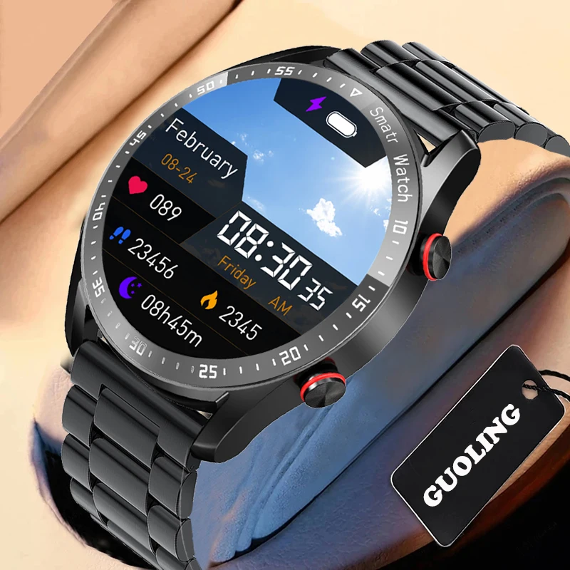 

ECG+PPG Bluetooth Call Smart Watch Men Health Heart Rate Blood Pressure Fitness Sports Watches Man Sports Waterproof Smartwatch