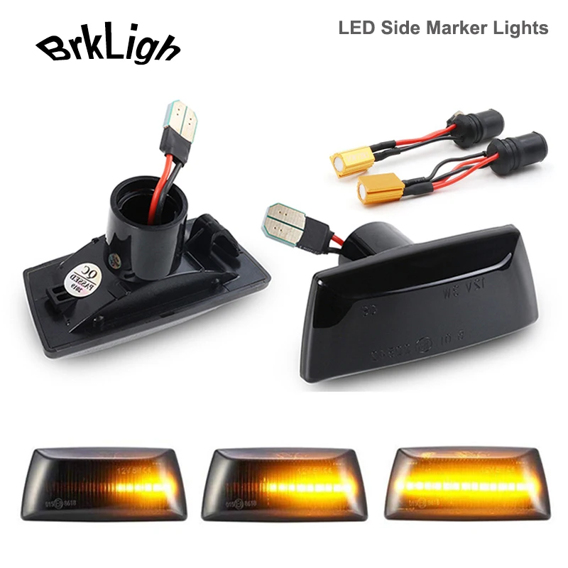 

2Pcs LED Dynamic Side Marker Light Turn Signal Lamps For Chevrolet Cruze Opel Astra H Zafira B Corsa D Insignia Adam Car-Styling