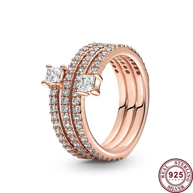 Рисунок 5 - Женское многослойное кольцо из серебра 925 пробы