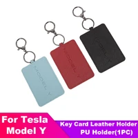 for tesla model 3 y smart key card bag cover case leather holder protector 1pc