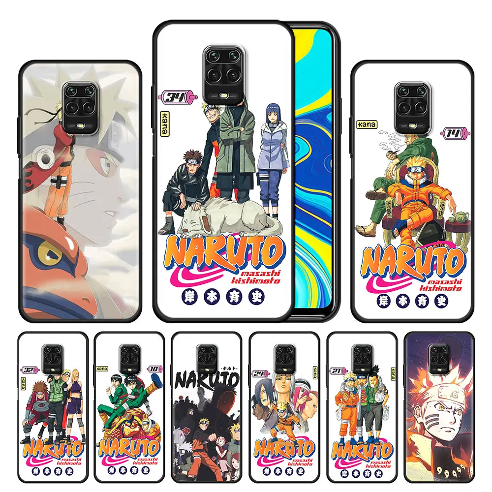 

Case Cover for Xiaomi Redmi Note 9 9s 8 8T 10 11 7A 9c 9T 10A 10c 11S Pro Shockproof Capinha Original Luxury Soft Naruto Retro
