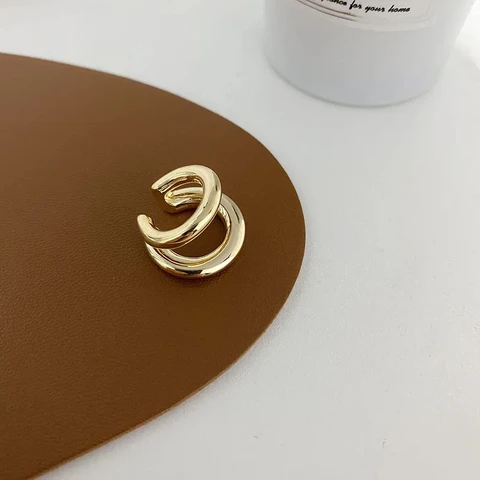 Клипсы DooMei круглые серебряные