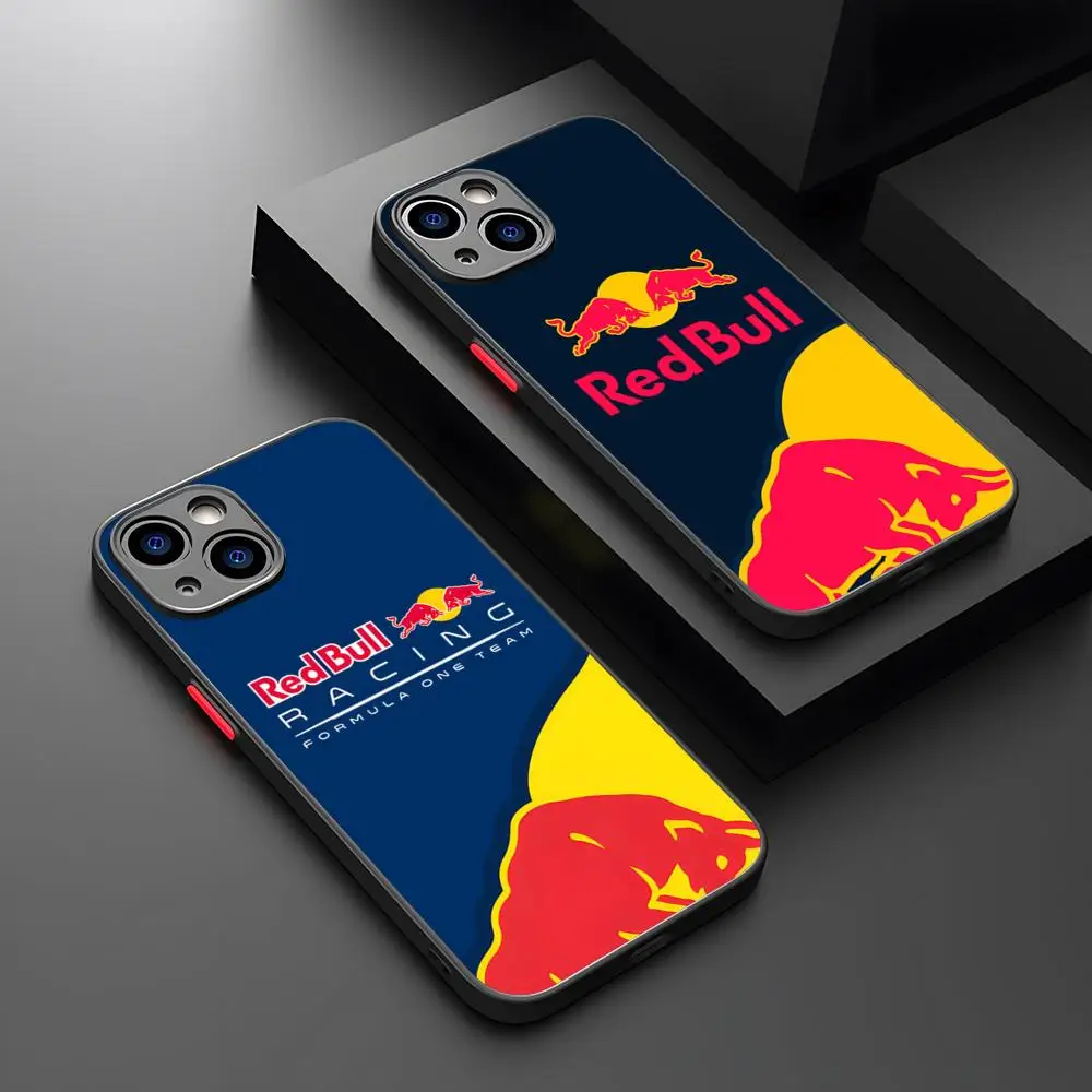 Модный красный чехол для телефона с логотипом B-BullS матовая прозрачная задняя