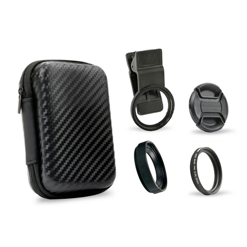 Профессиональный HD Walking Way макрообъектив для телефона 4K 20X 37 мм фильтр фотосъемки