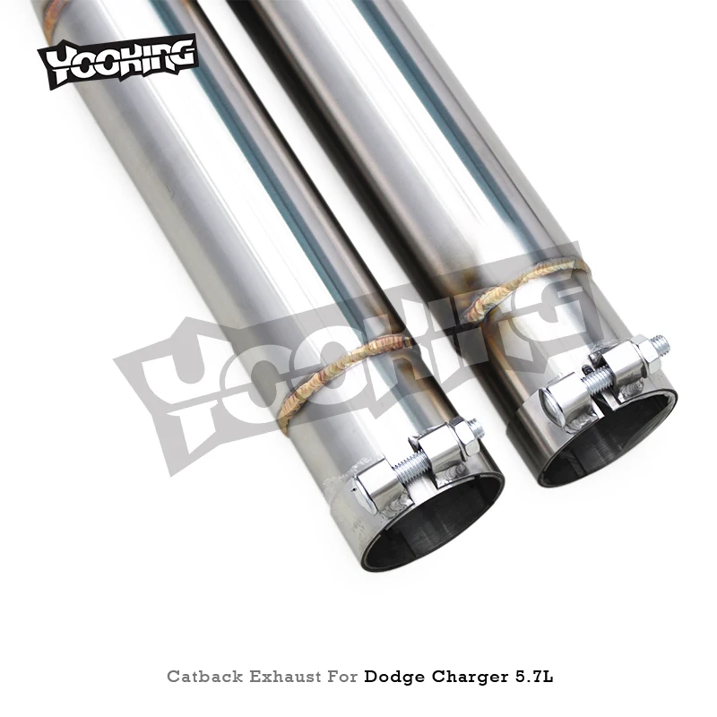 Фото Выхлопная система с клапанами Custom Valved Catback для Dodge Charger/Challenger V8 5.7L 2009-2014, трубы из SUS304, система Valvetronic №2