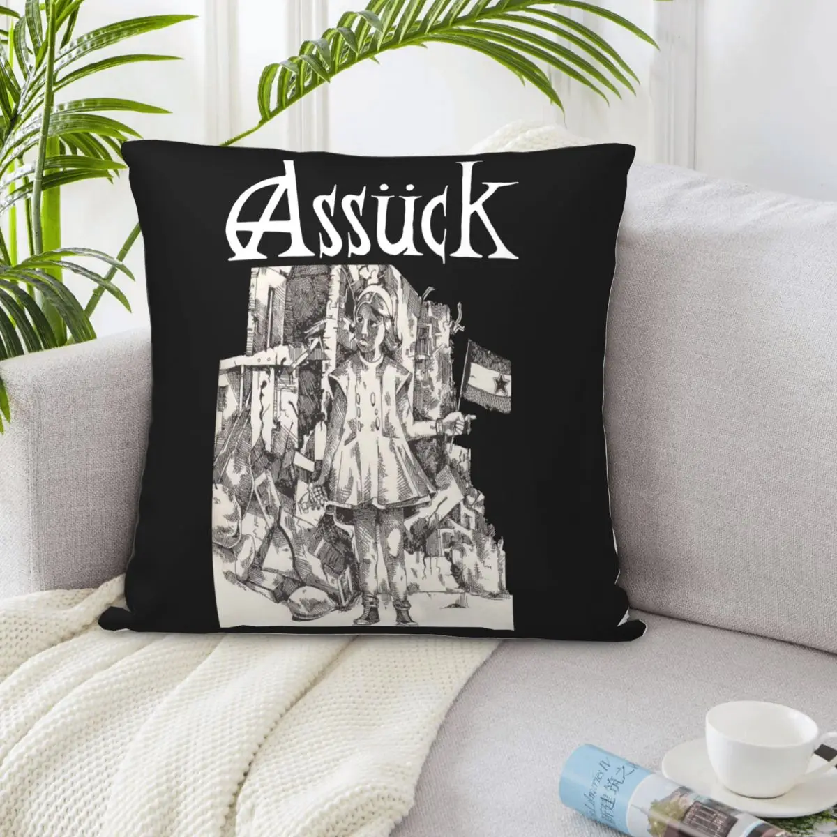 Assuck State To Terrorizer Insect Warfare Phobia Grind Fresh Design Мужская хипстерская наволочка среднего