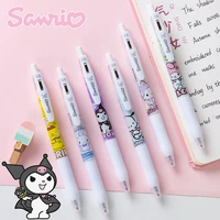 6pcsbag cute sanrio kuromi cinnamoroll hello kitty gel pen students ballpoint pens for office school girl students stationery
