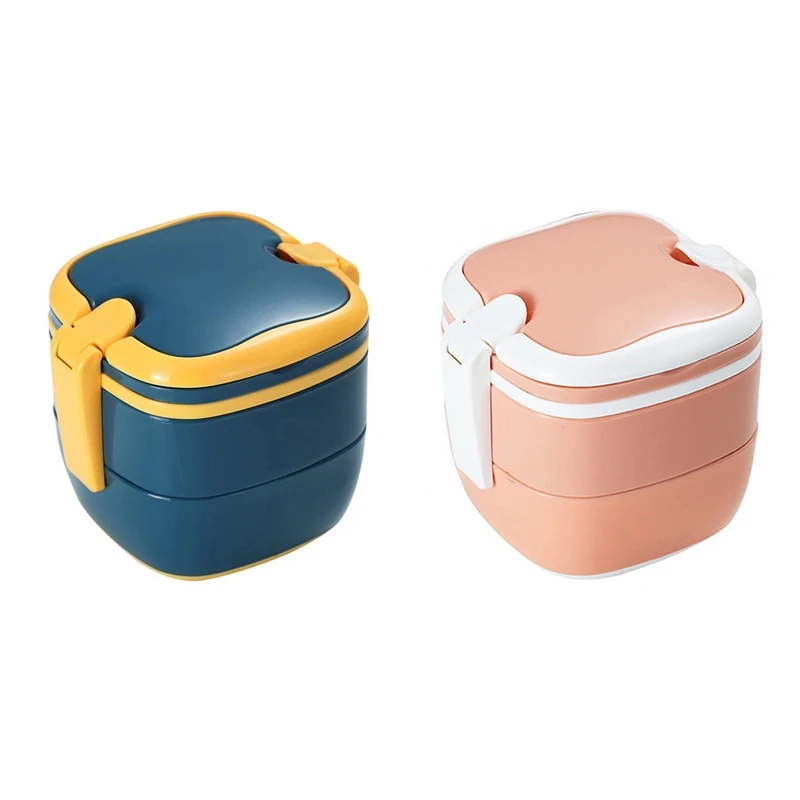 

Lunch Box Cartoon Creative Plastic Lunch Box Multi-Layer Square