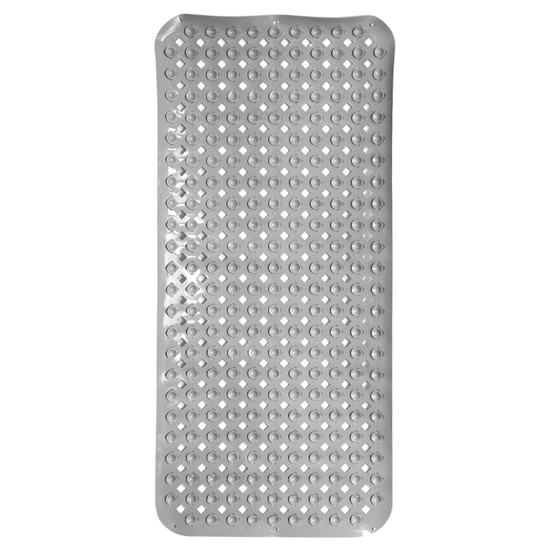 

Нескользящий коврик для ванной с сильным захватом, не содержит БФА, не скользит, моющийся коврик для ванной, нескользящий коврик