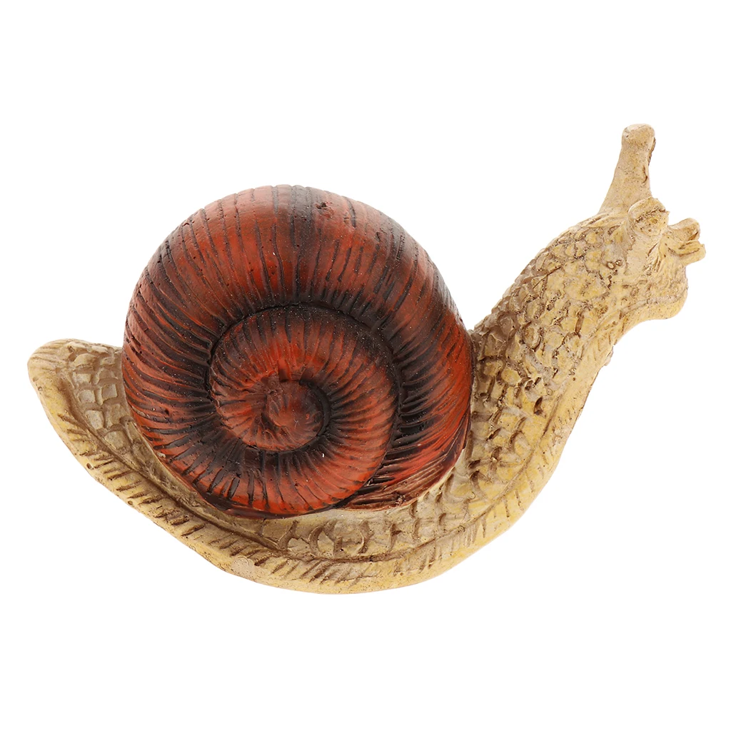 

Garden Snail Statue Animal Figurine Ornament For Tree, Home,Table, Desktop