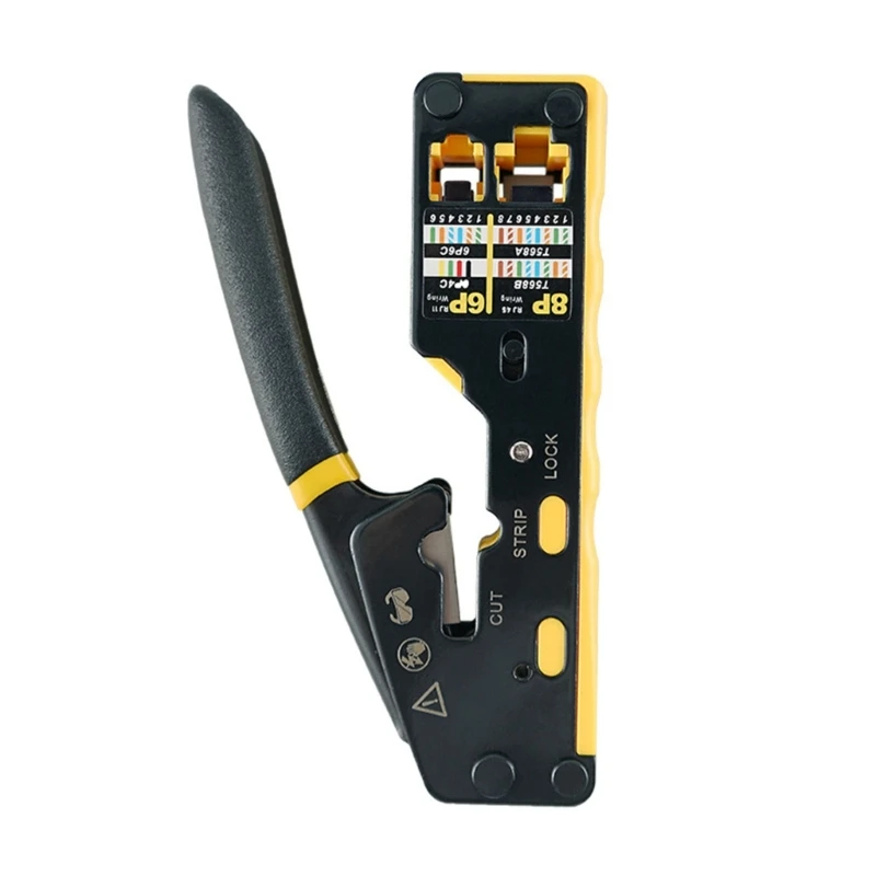 

Pass-Thru Connectors Wire Crimper Stripper Cutter Crimp Tool Wire Cutter Plier